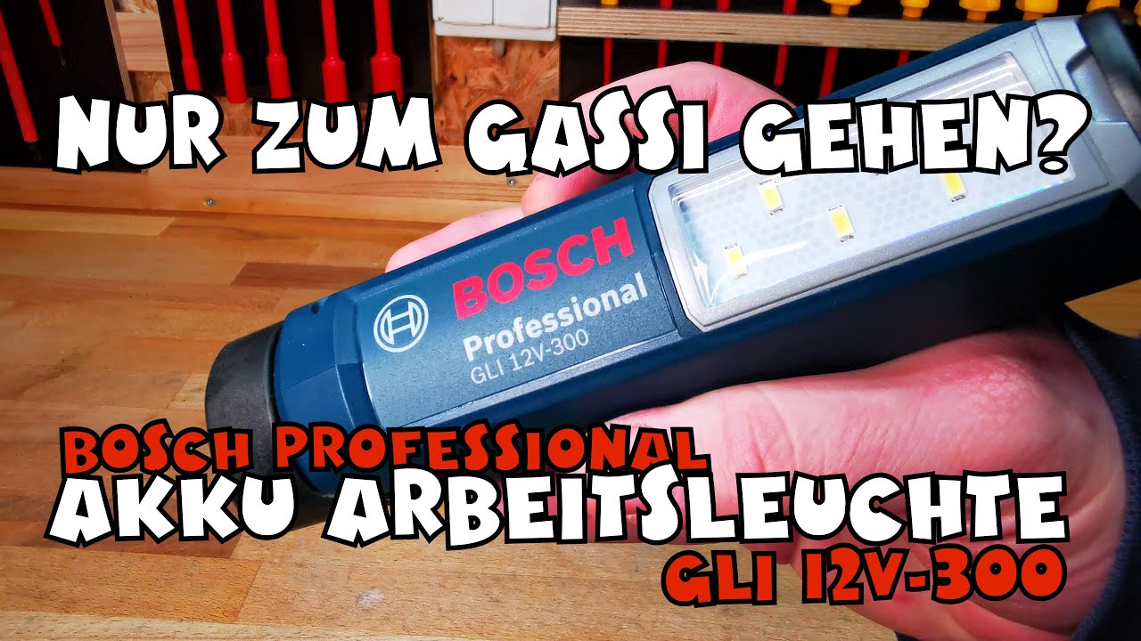 Vorgestellt: Bosch Professional GLI 12V-300 Akku Arbeitslicht