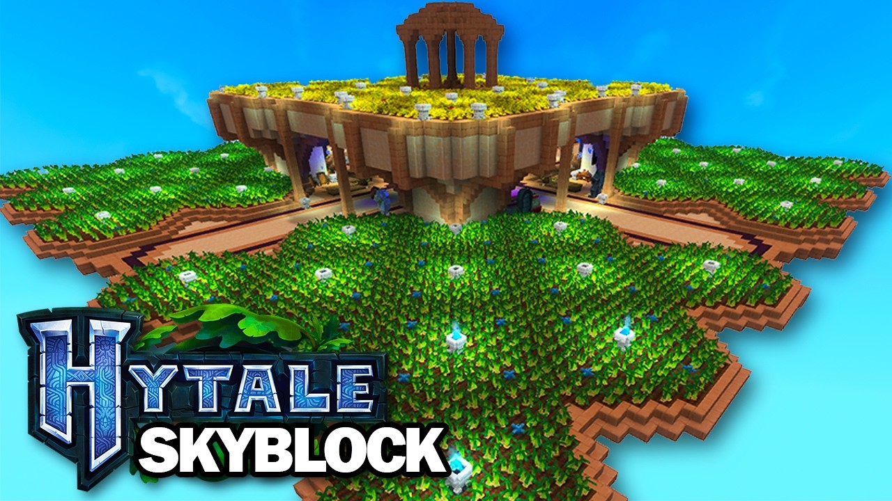 I Tried Skyblock IN HYTALE!