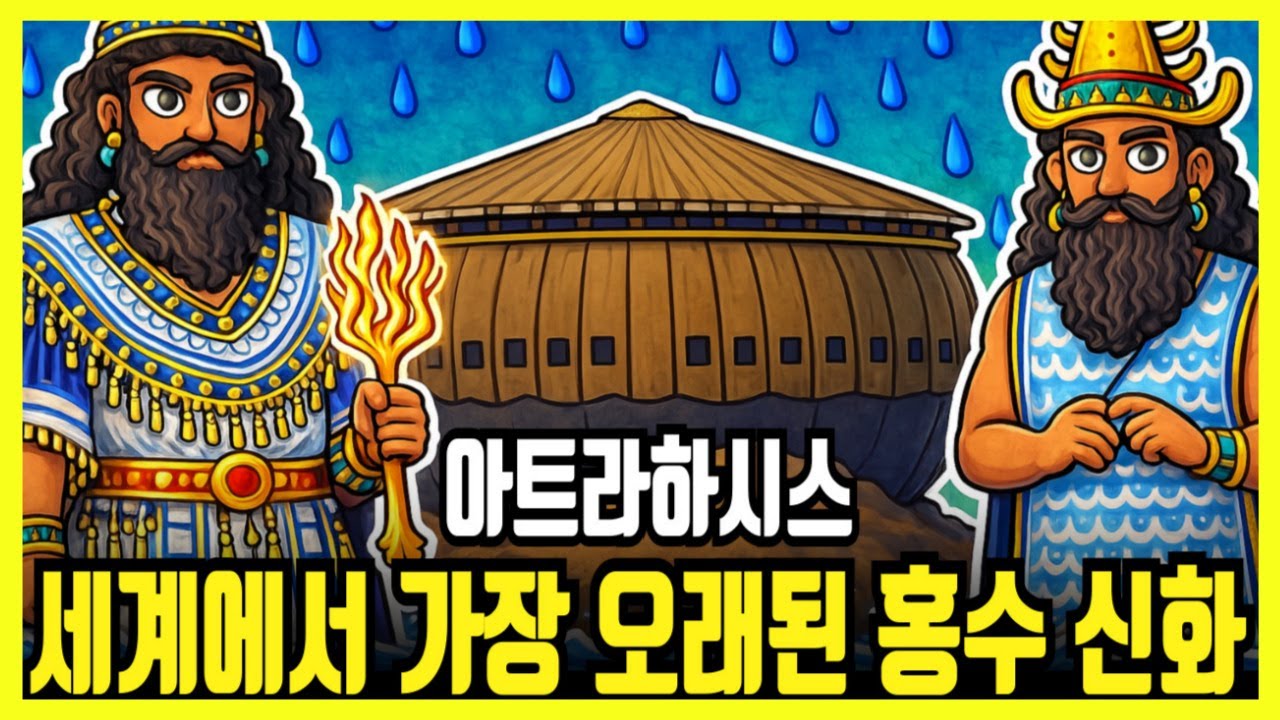 인류 최초의 대홍수 신화, 아트라하시스 이야기!