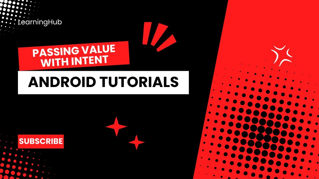Pass Data in Explicit Intent | Android Development Tutorial for Beginners