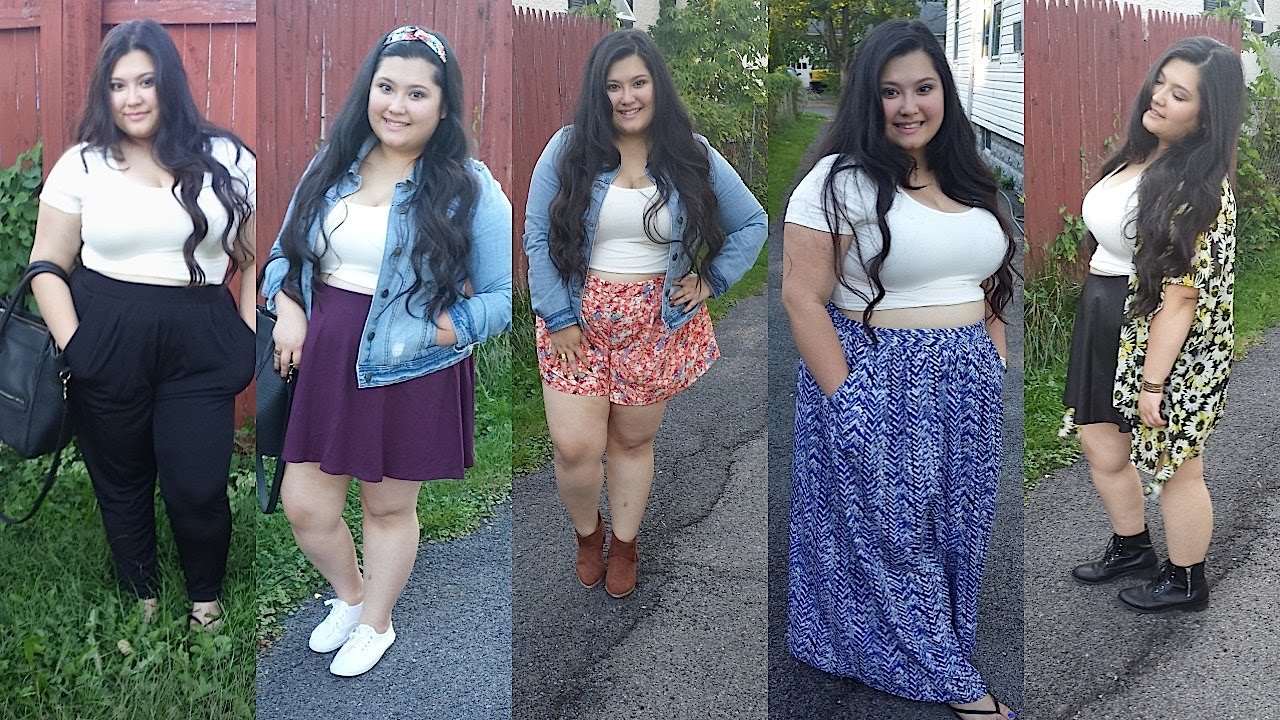 +Plus Size || How I Style Crop Tops