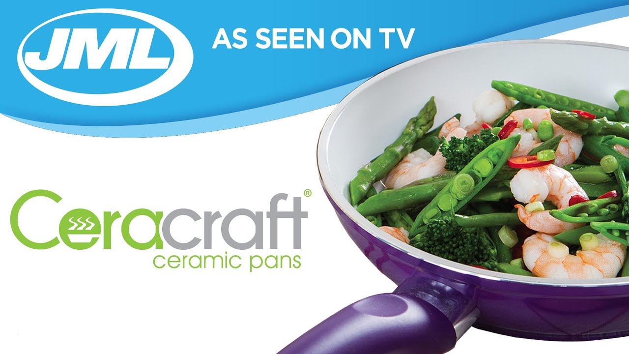 Ceracraft Ceramic Pans TV Offer from JML