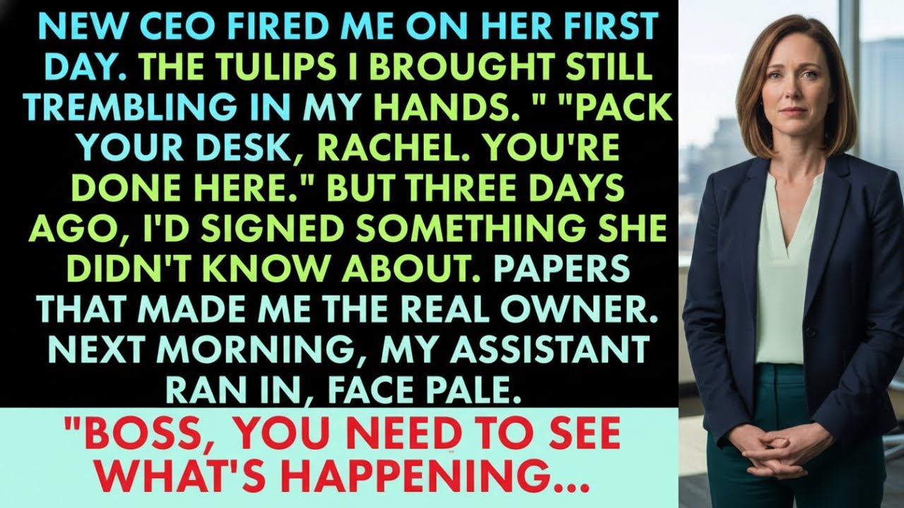 “The New CEO Fired Me on Day One… But She Didn’t Know I Was the Real Owner of the Company”