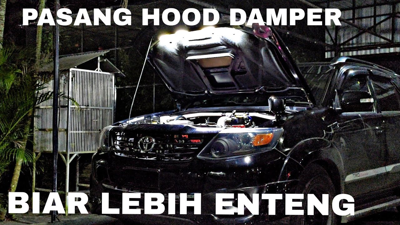 PASANG HOOD DAMPER DI #FORTUNERVNT #projectvnt #VLOG5