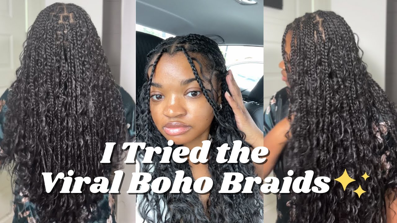 I Tried The VIRAL Boho Braids!!! | Boho Braids Tutorial