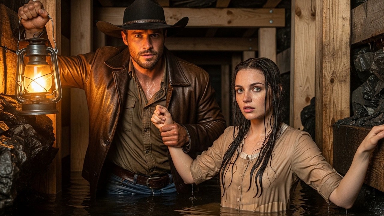 The Cowboy Heard Her Voice From The Depths Of The Mine, He Went In After Her Without Hesitation