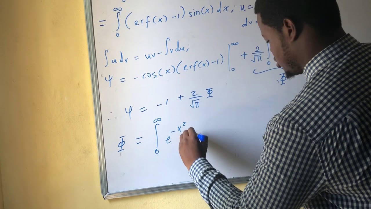 Integral Product of the error function and sine function
