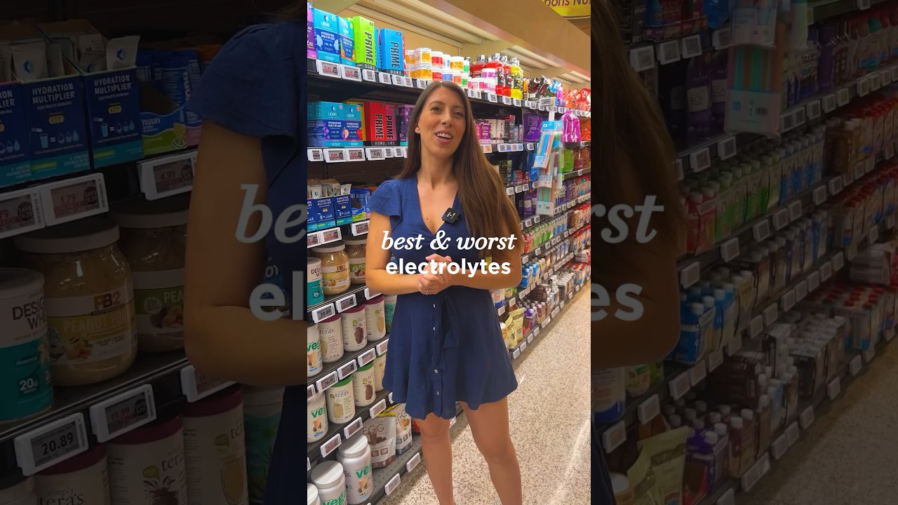 Best & worst electrolytes! #electrolytedrink #electrolyets #healthyeating #grocerylist #groceryhaul