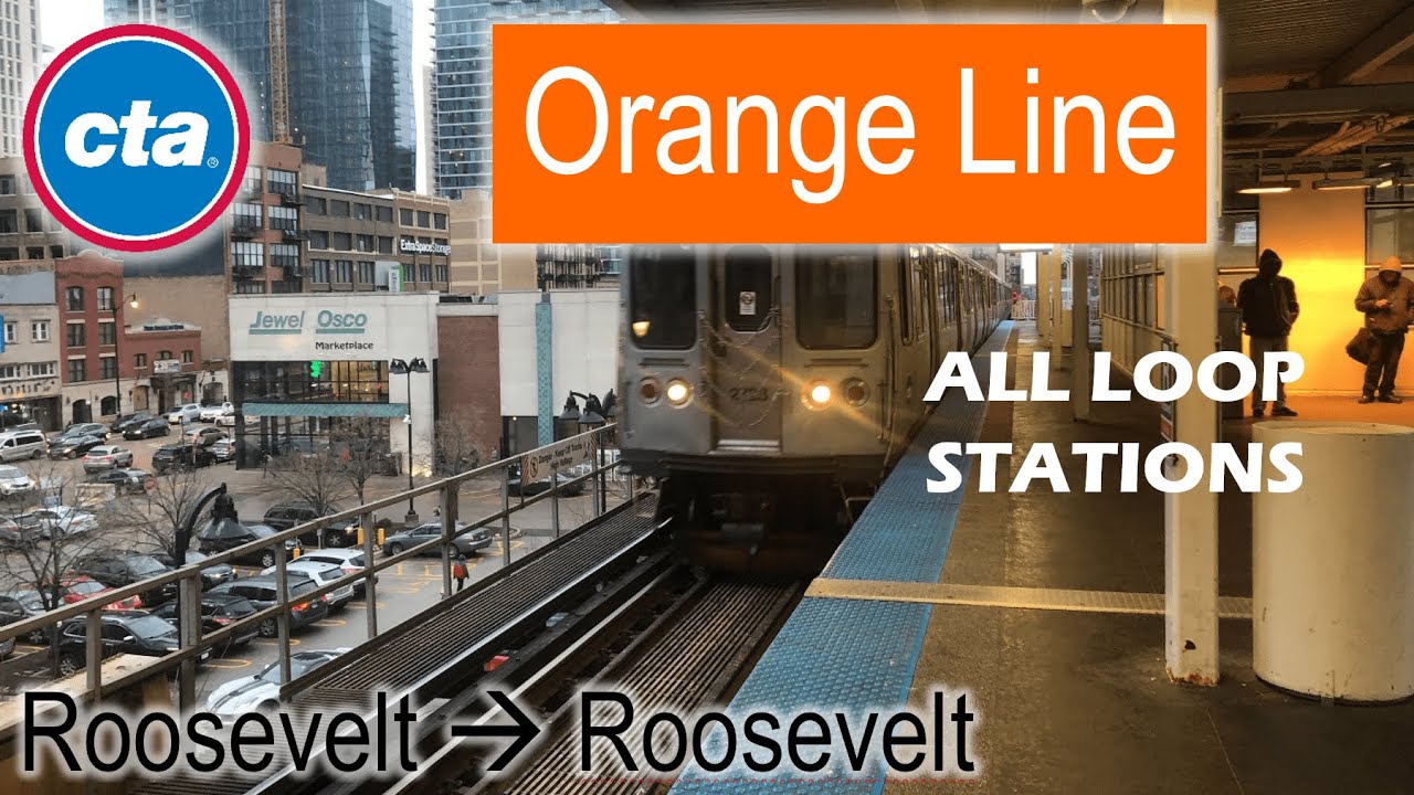 Let's Ride the Rail - CTA Orange Line from Roosevelt to Roosevelt (Via the Loop)