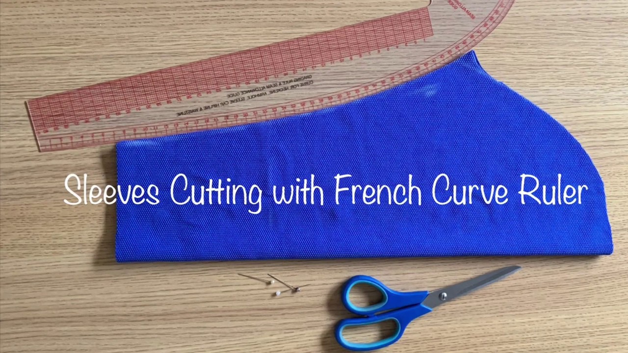 How to cut Sleeves with French Curve Ruler. Easy way