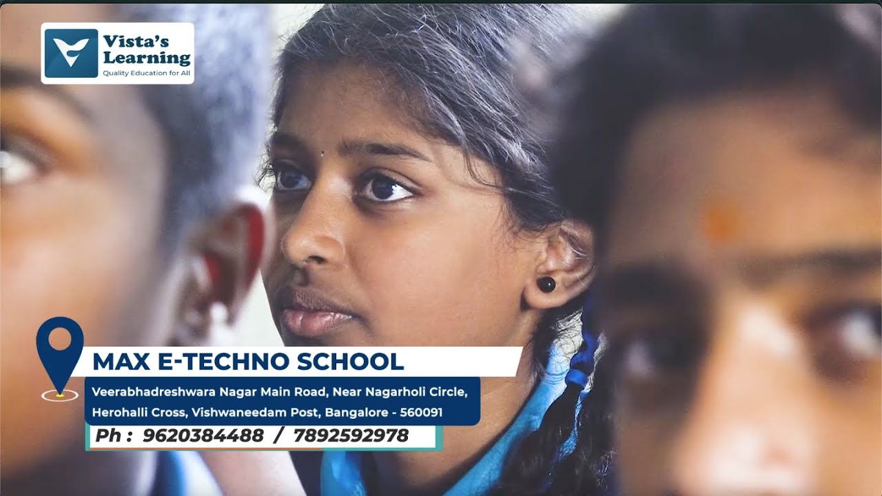 Max E Techno School ಕಾರ್ಯದರ್ಶಿ ಮತ್ತು ಸ್ಥಾಪಕರ ಮಾತು | Vista’s Learning Review 🚀📚