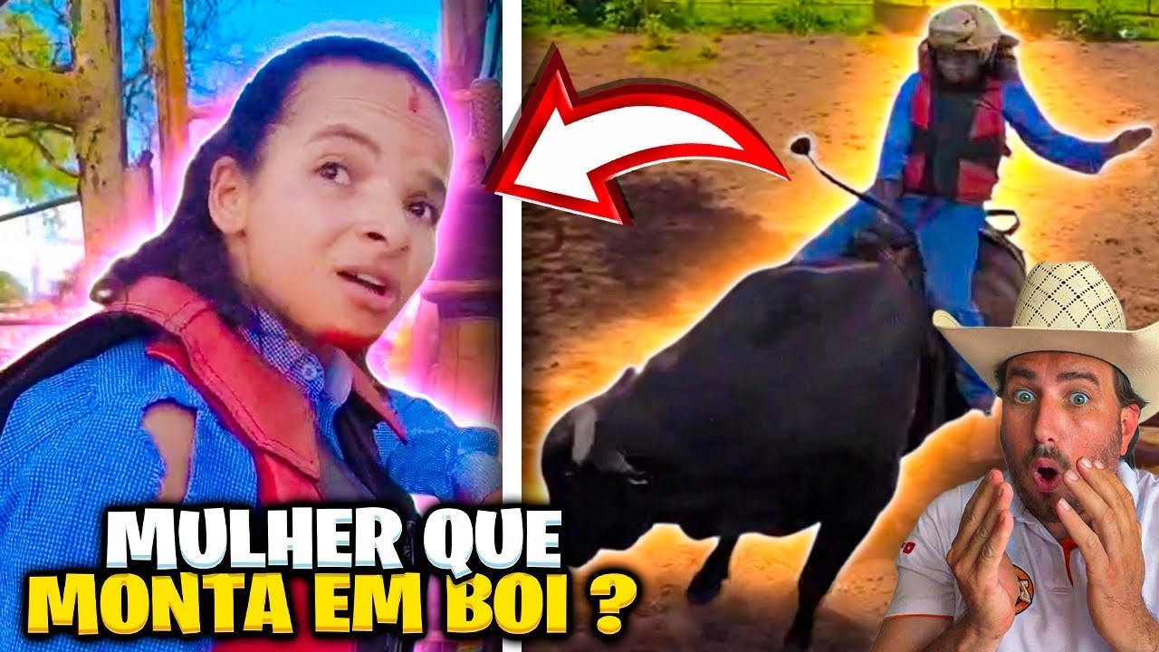MULHER VIRALIZA NA INTERNET MONTANDO EM TOUROS