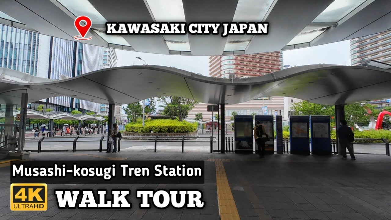 KAWASAKI CITY JAPAN || Musashi-kosugi Tren Station WALK TOUR.