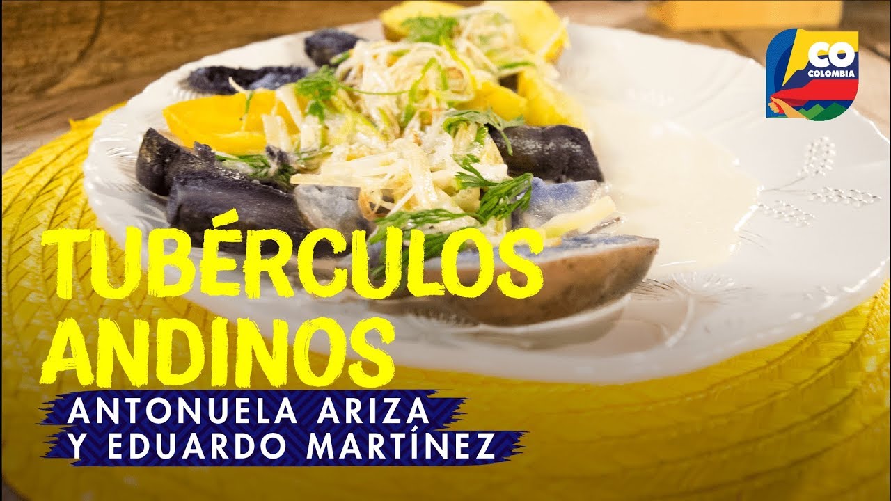 Receta tubérculos andinos con chupe de cuajada | Gastronomía Colombia en un 20 de Julio