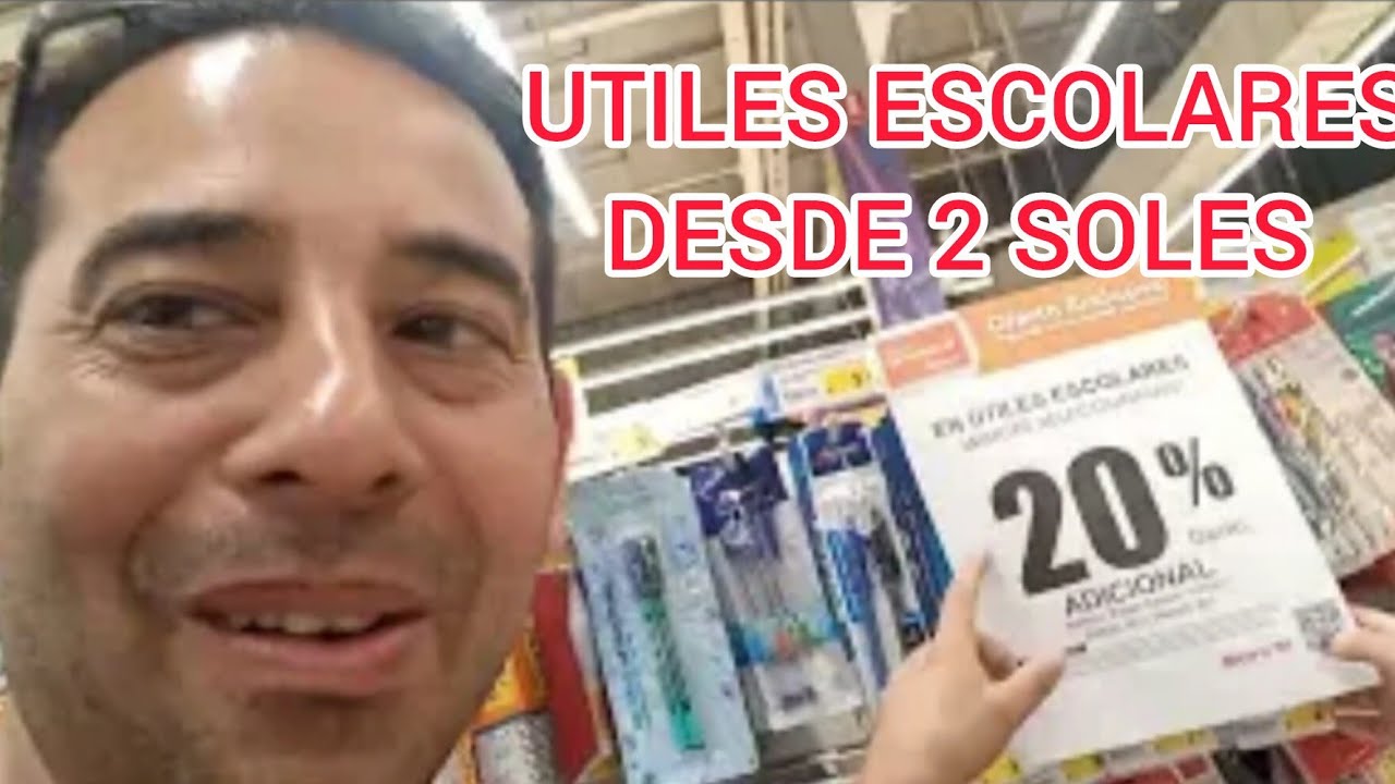 UTILES ESCOLARES 2026 PRECIOS DESDE 2 SOLES METRO