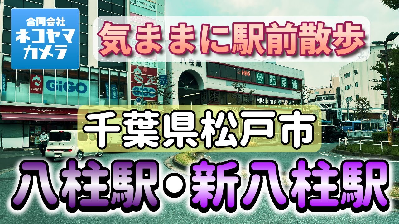 【千葉散歩#51】京成松戸線「八柱駅」武蔵野線「新八柱駅」周辺を歩いたよ！ 千葉県松戸市（新京成線） #千葉県 #松戸市 #八柱