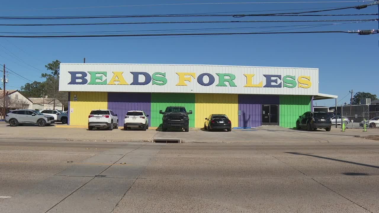 Mardi Gras spirit fills Beads for Less in Lafayette
