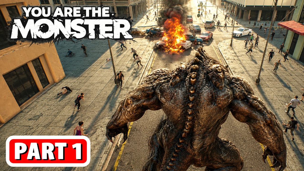 YOU ARE THE MONSTER Gameplay Walkthrough Part 1 - FULL GAME (No Commentary)