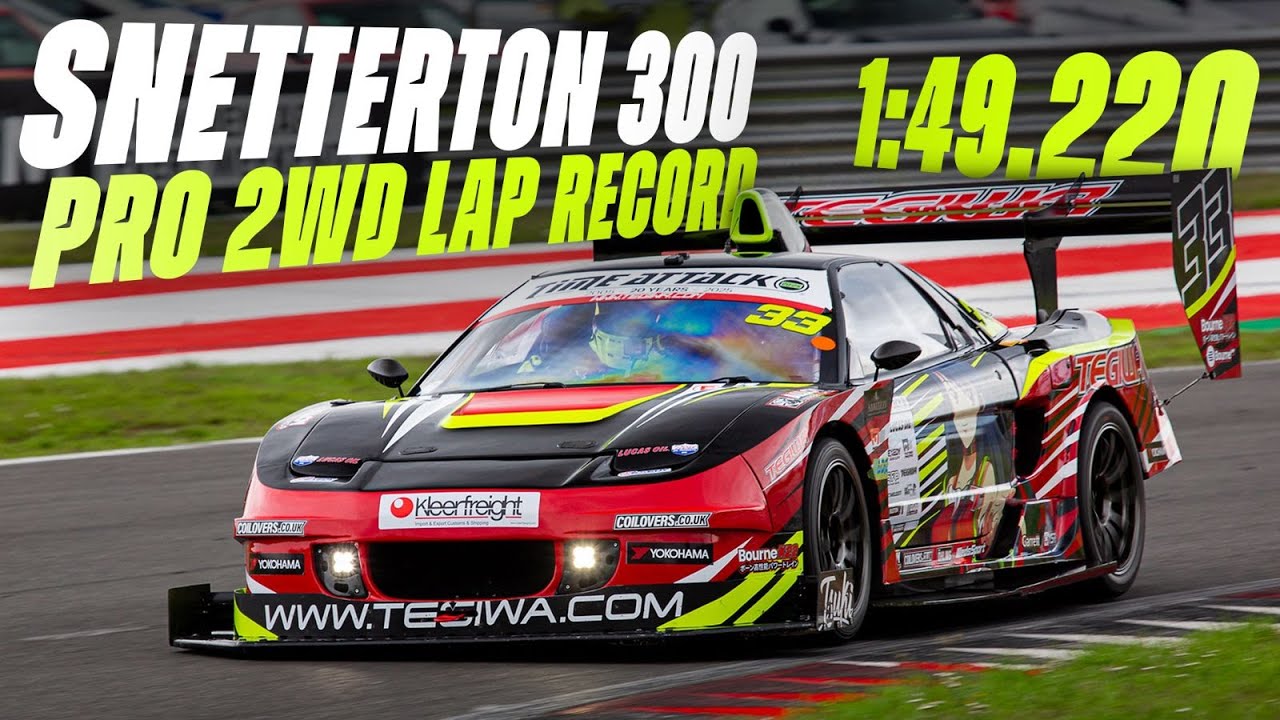 Tegiwa K22 Turbocharged Honda NSX - Snetterton 300 - Time Attack Pro Class Lap Record (1:49.22)
