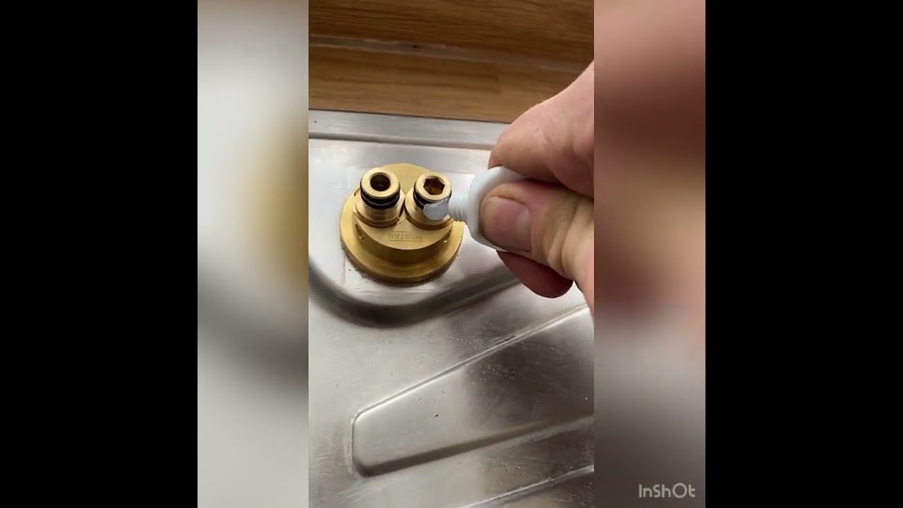 Installing a Bristan Easy fit kitchen tap