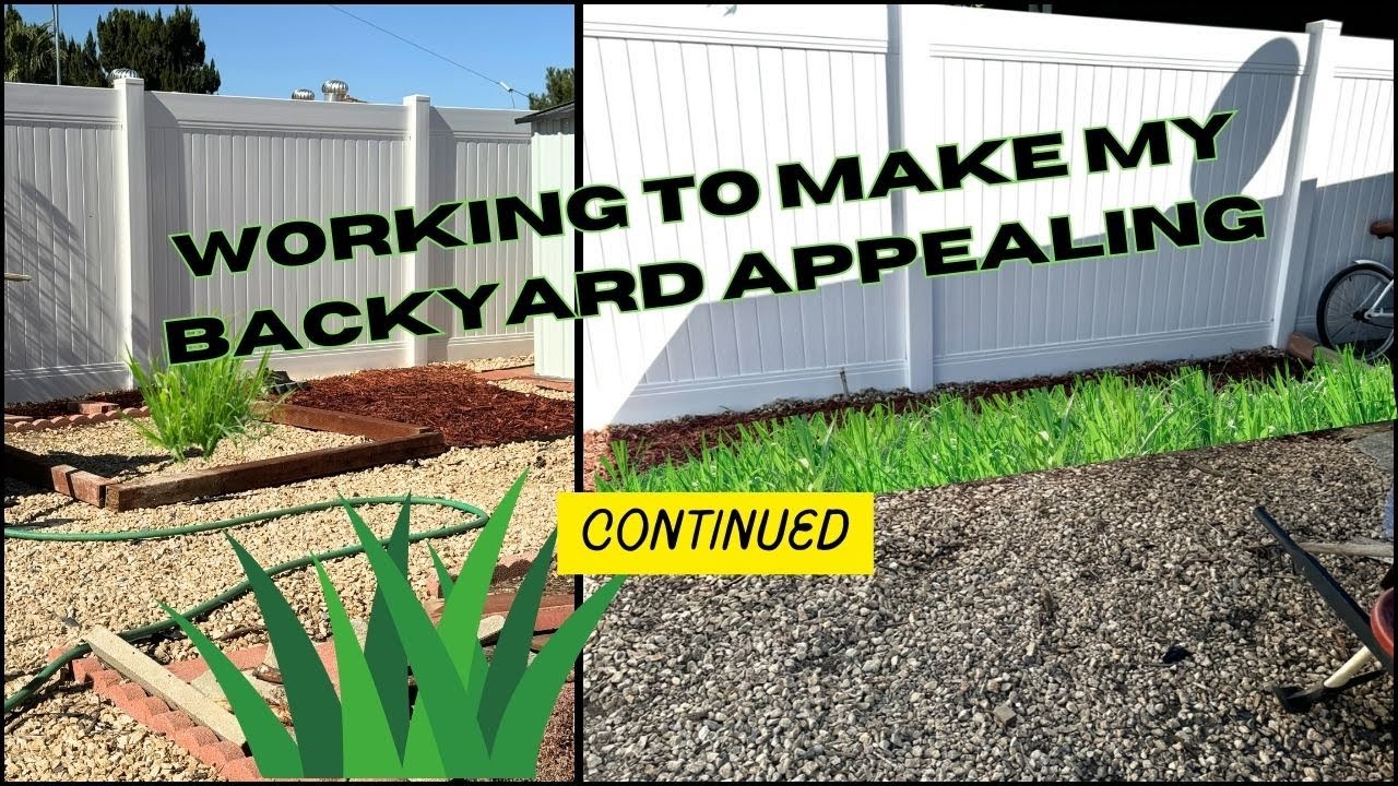 Landscaping My Ugly Backyard Continued 😀