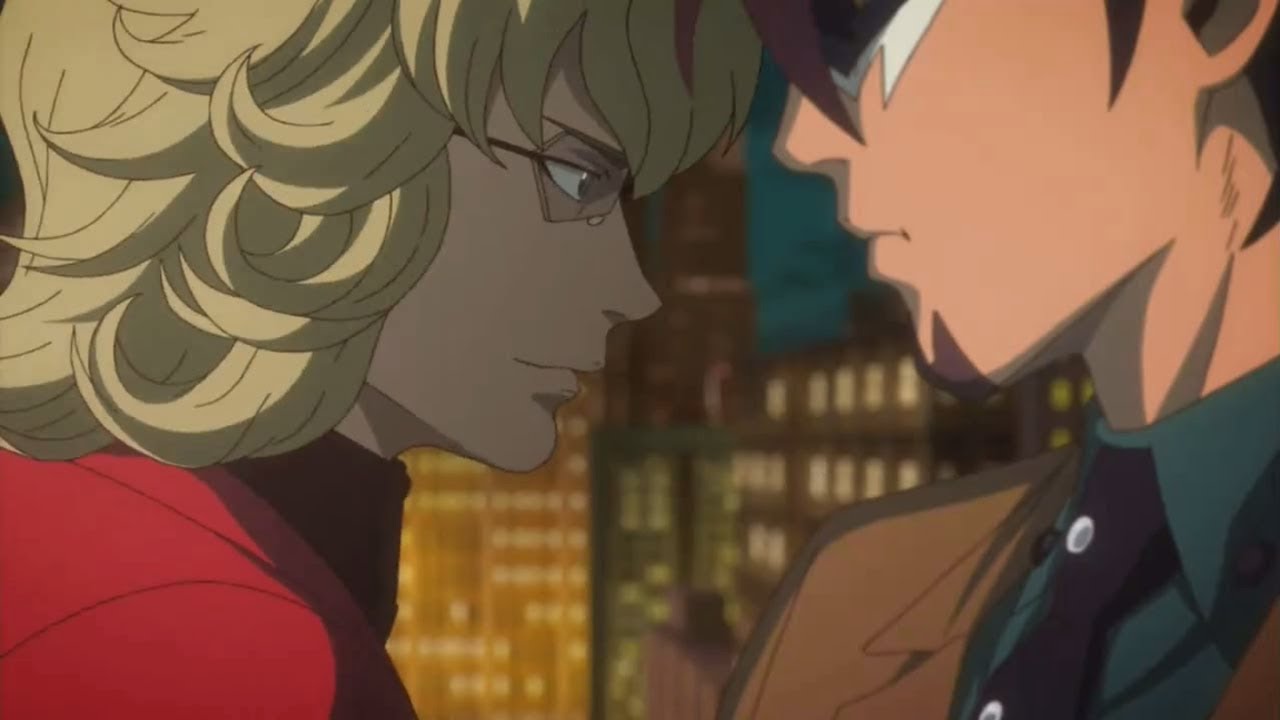 Barnaby and Kotetsu sleepover (Tiger and Bunny)