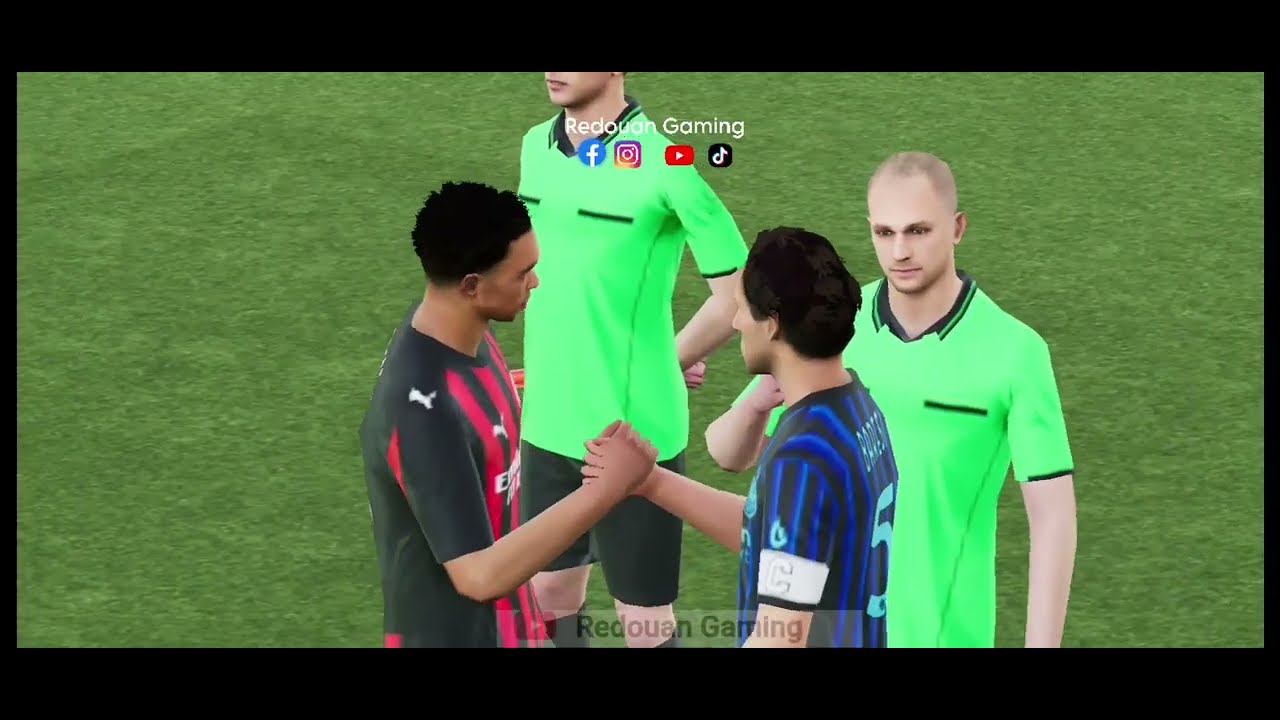 ديربي الغضب ينتهي لصالح آسي ميلان #konami #efootball #pes 