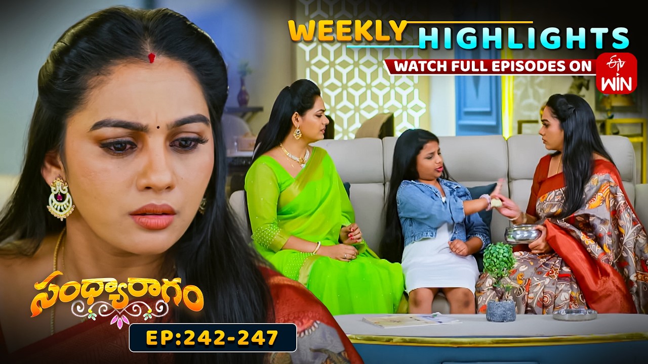 Sandya Ragam Weekly Highlights :7th March - 13th March  2026 | Watch Full Episodes on ETV Win