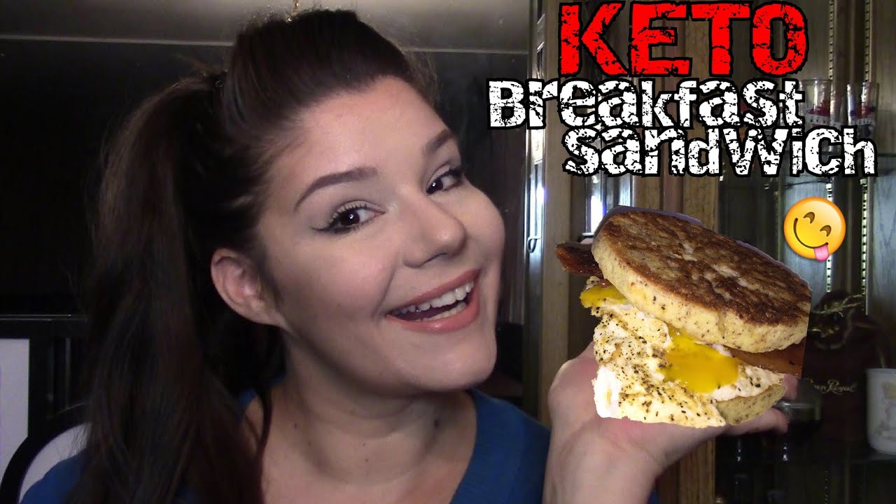 KETO Cheddar Mug Biscuit | Recipe | Breakfast Sandwich