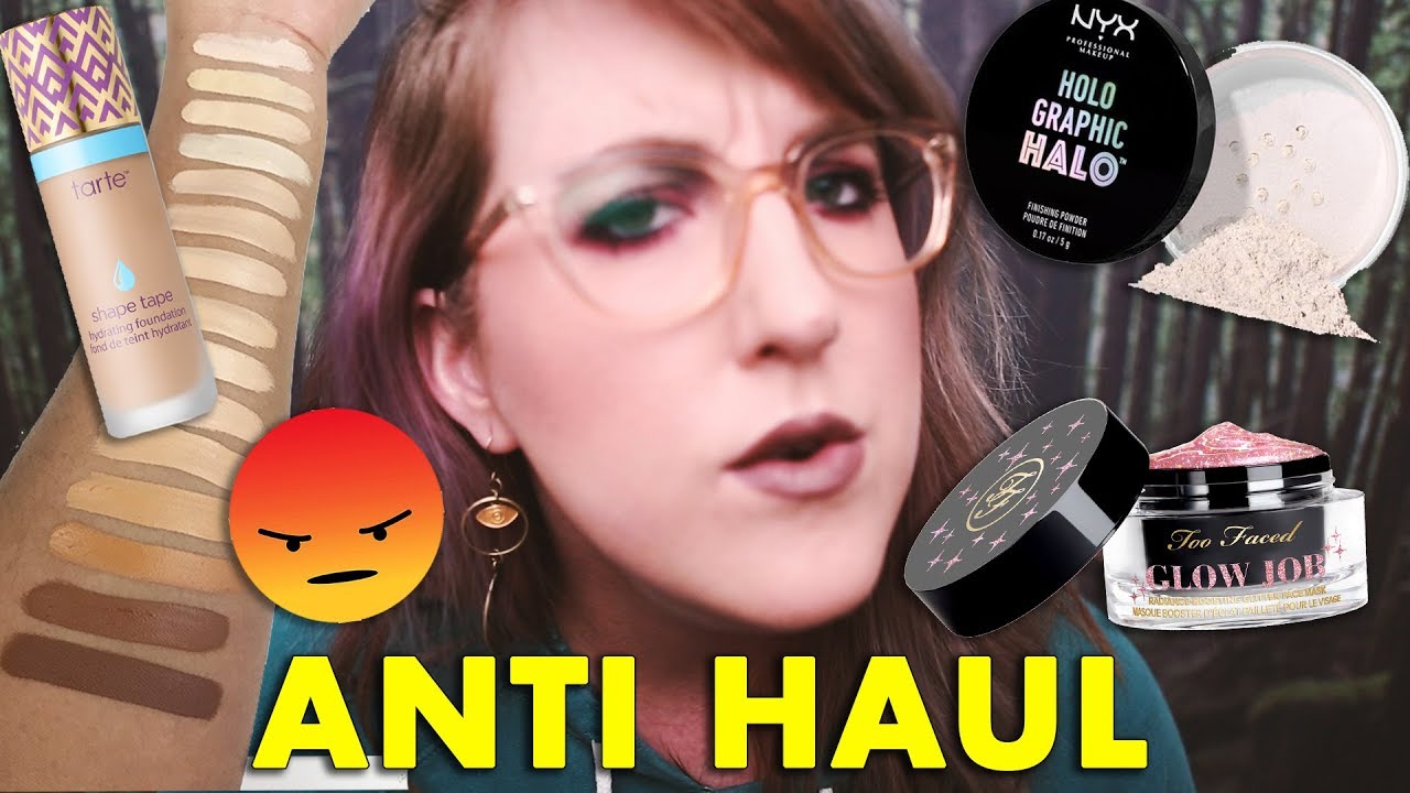 ANTI-HAUL #5  |  Glitter masks and WTF Tarte?!!