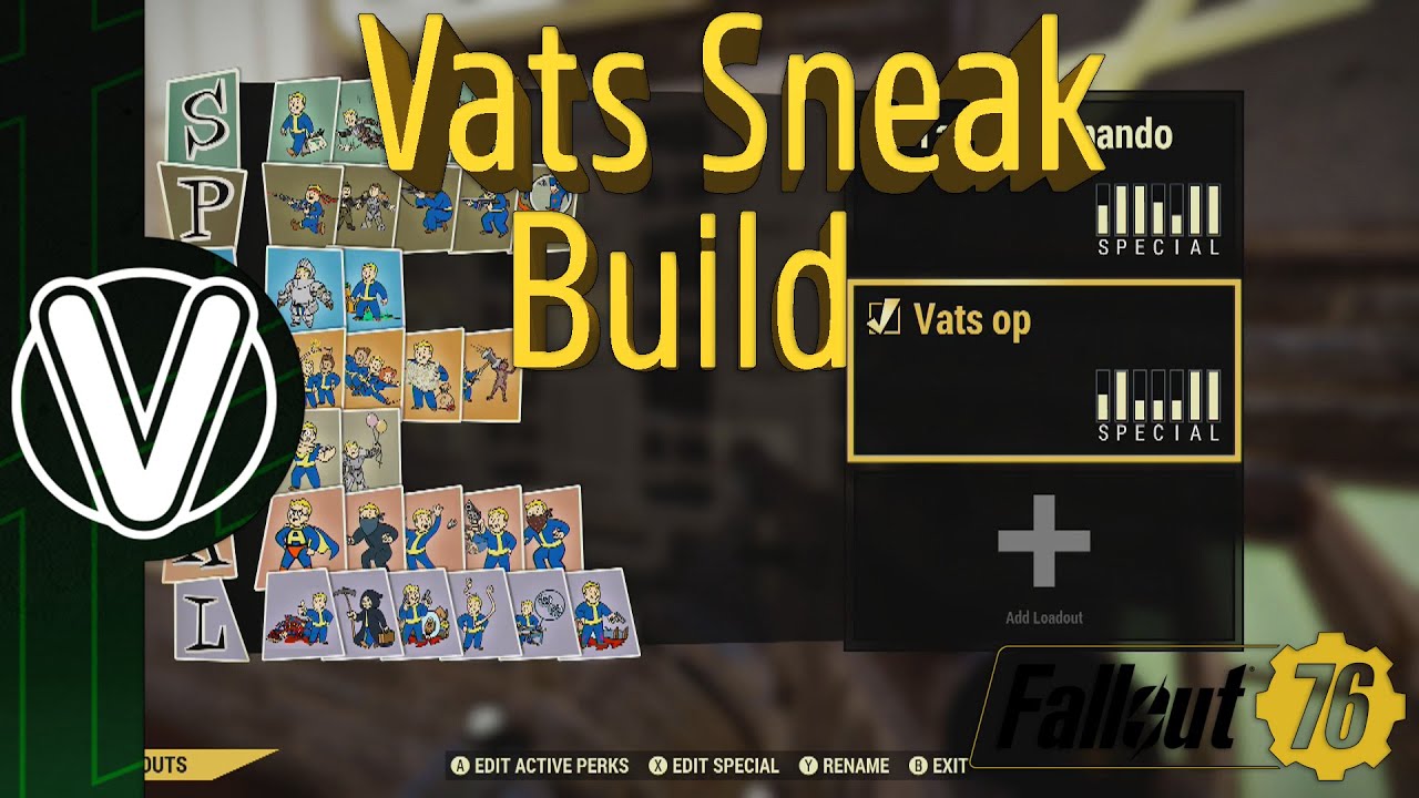 Fallout 76 | Insane Vats Sneak Commando Build *OP Vats Sneak Build* (Fallout 76 Builds)
