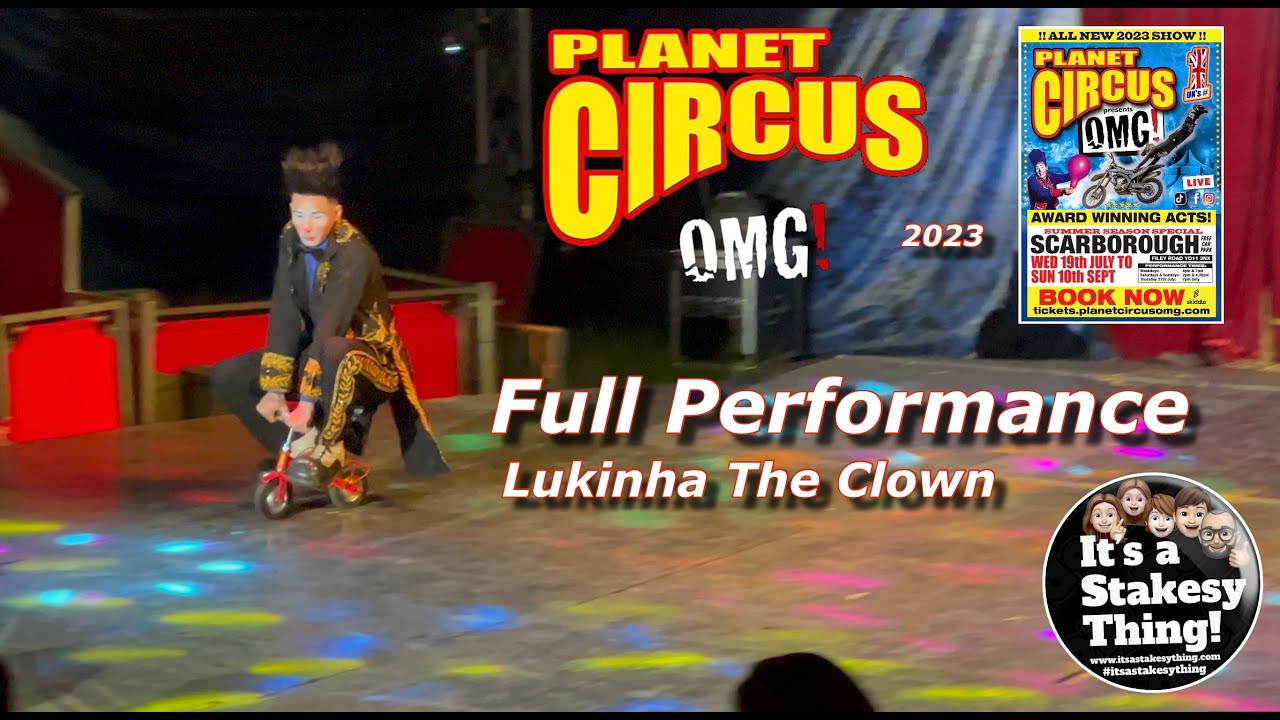 Lukinha the Clown shares his Circus Skills at Planet Circus OMG Scarborough 2023