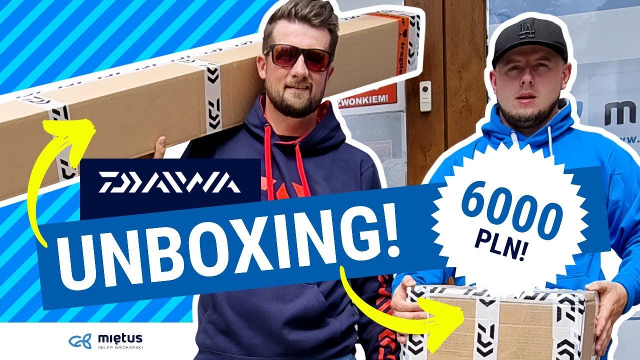 UNBOXING paczki za ponad 6 000 PLN od @DaiwaPolskaYT 📦! Co w niej znajdziemy? 👀