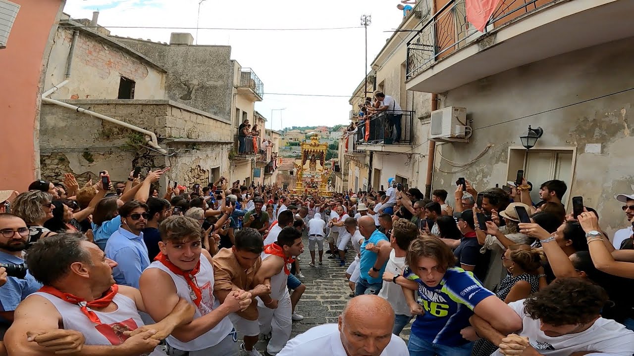 Sciuta e Processione di San Sebastiano,Palazzolo Acreide 10 agosto 2022