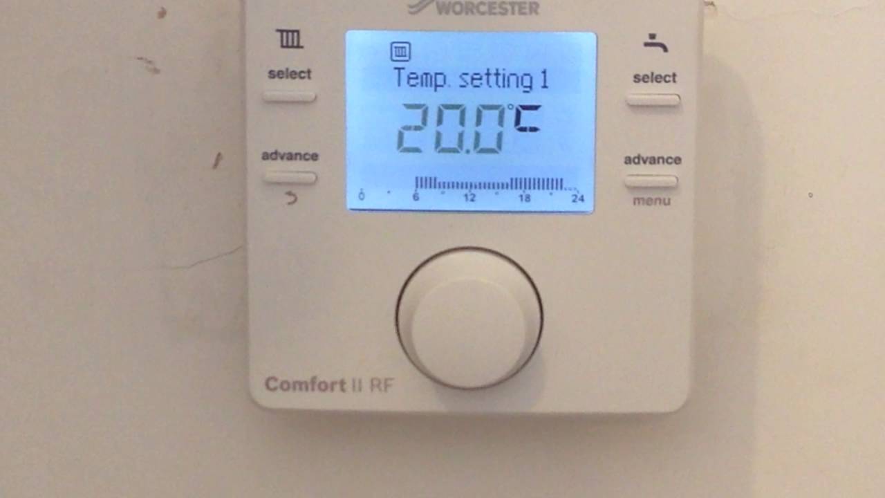 How To Use Worcester Bosch Comfort Rf2 Aquaheat