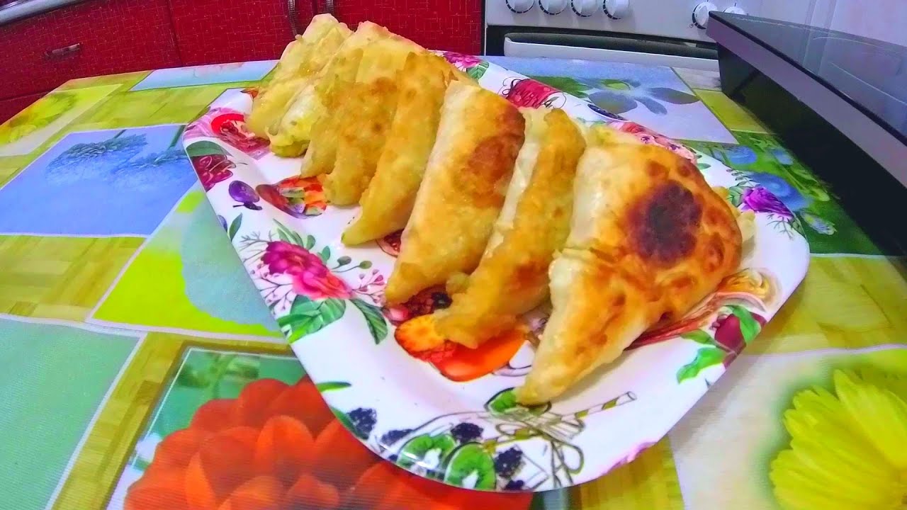 Живём в деревне \ Жареные пирожки которые быстро приготовить \ Две начинки!