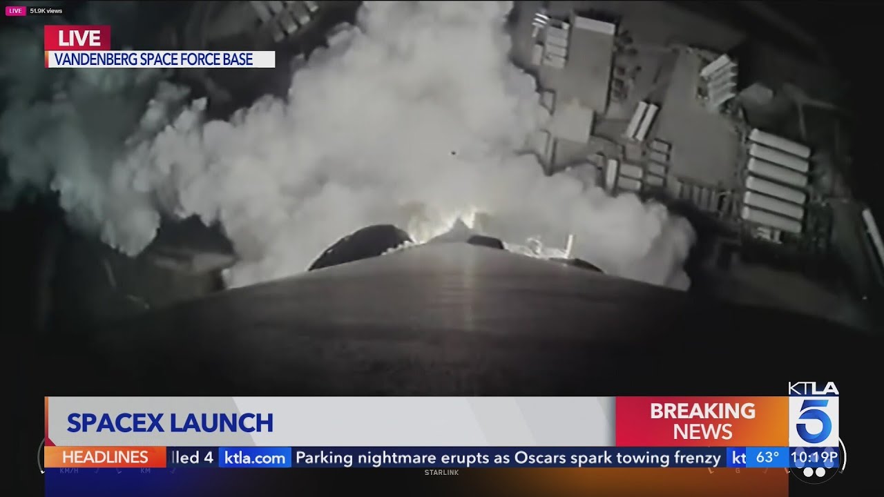 SpaceX launches in Southern California