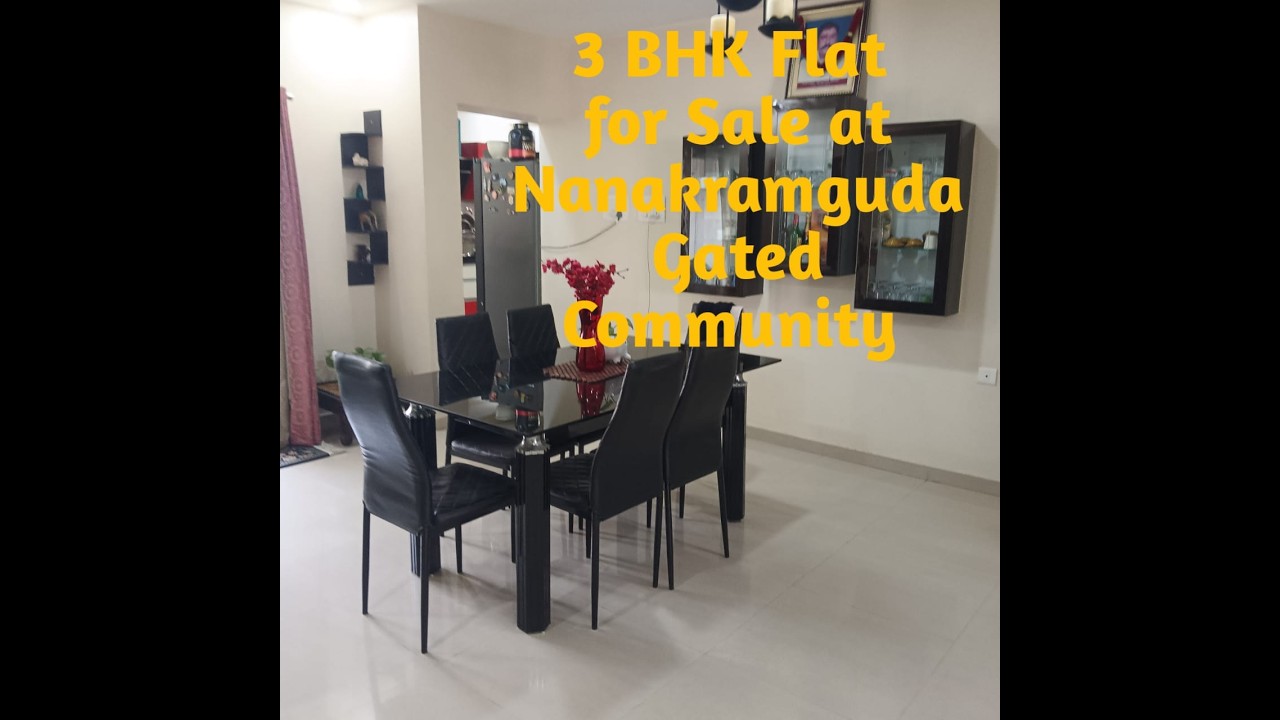 3 BHK Flat for Sale at Nanakramguda Road Hyderabad
