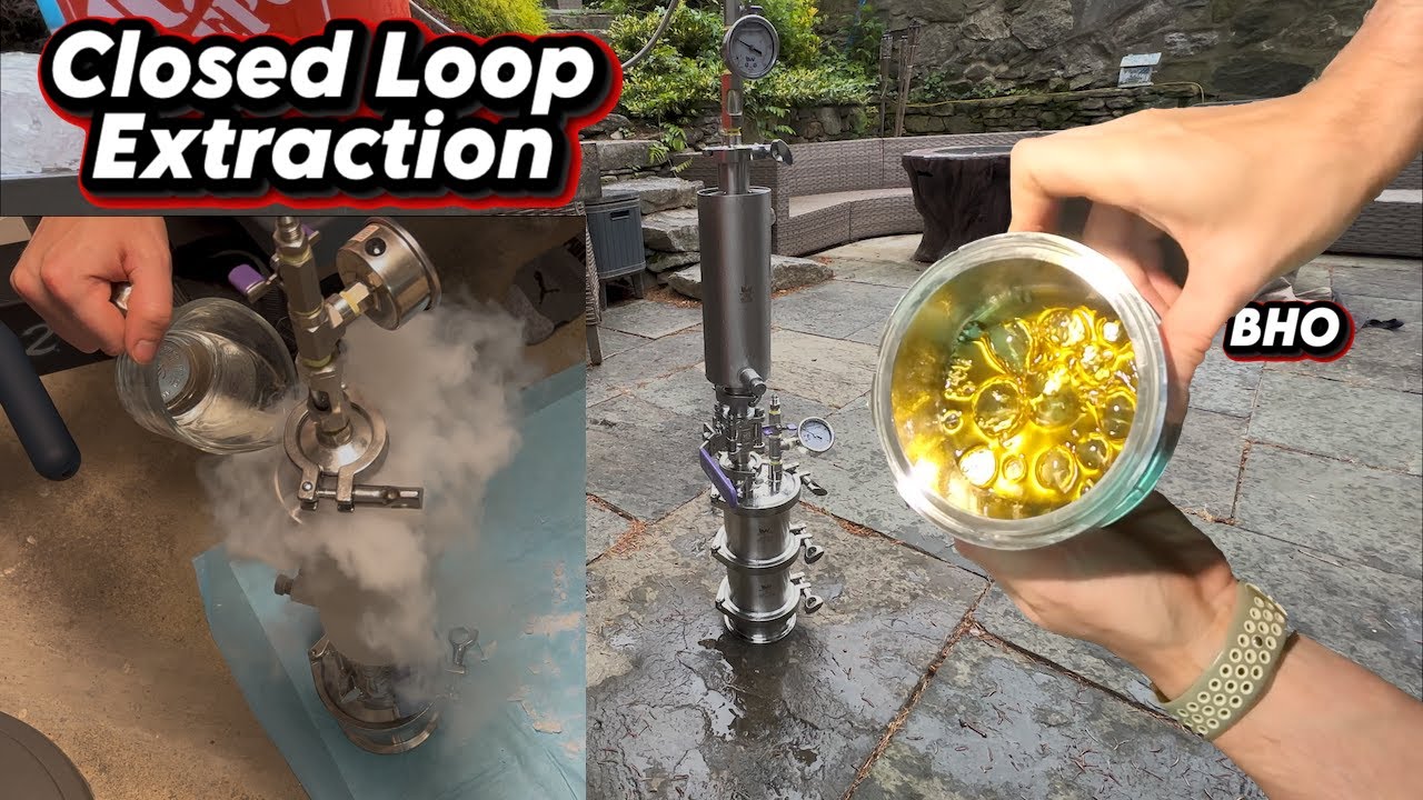 Closed Loop BHO Extraction | First Time Using New Equipment