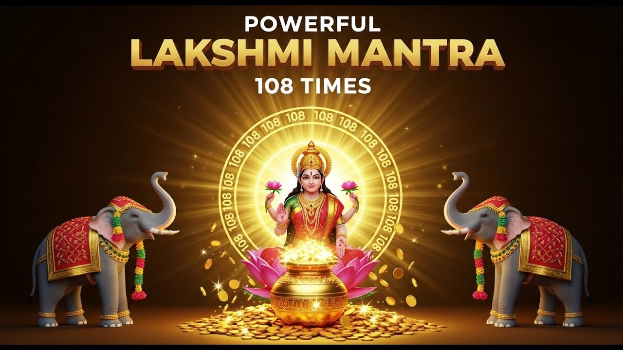 🪷 Divine Lakshmi Mantra 108 times | Wealth, Abundance & Fortune | Most Powerful Chant 🙏✨