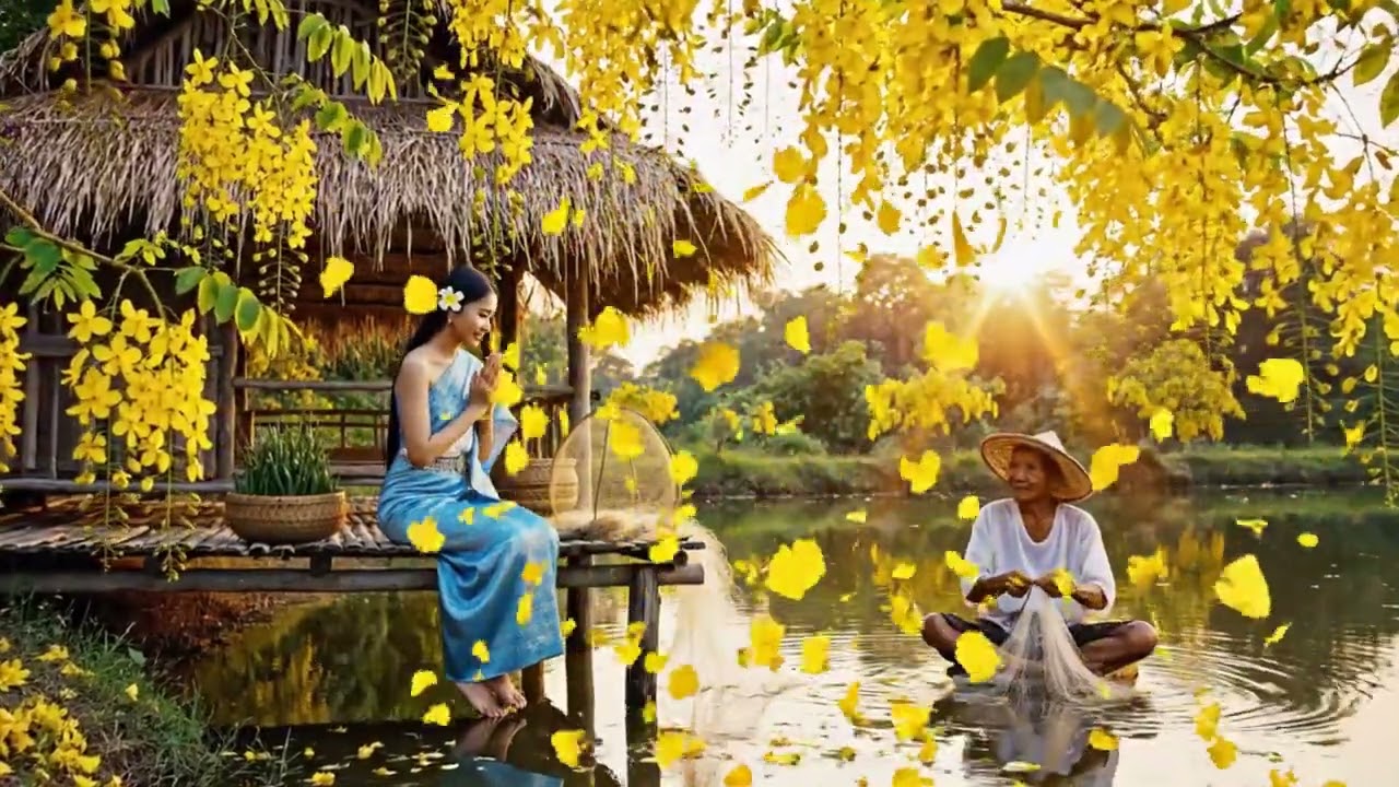 Calming Piano with Bamboo Water Sounds | Relaxing Nature Music for Deep Sleep relaxing