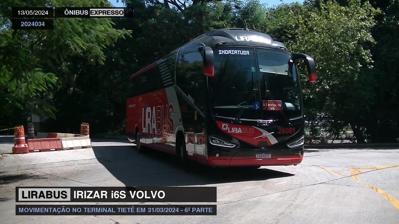 LIRABUS E SEU IRIZAR I6S - Movimentação no Terminal Tietê em 31/03/2024 - Parte 6