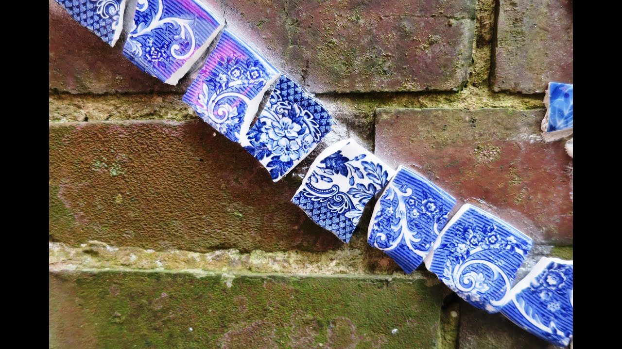 How to cut plates  for mosaic-making Wednes 10 Aug 2016