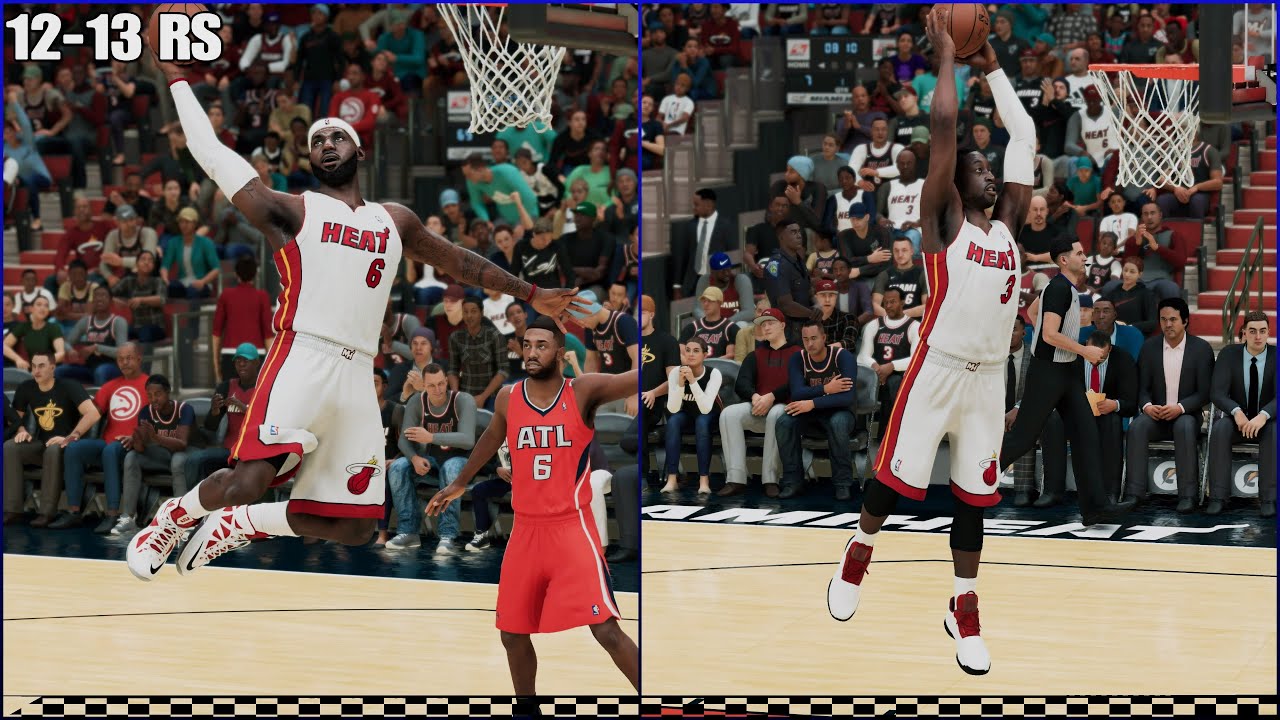 LeBron James & Dwyane Wade highlights 12-13 RS | NBA 2K23 Concept Gameplay | PS5