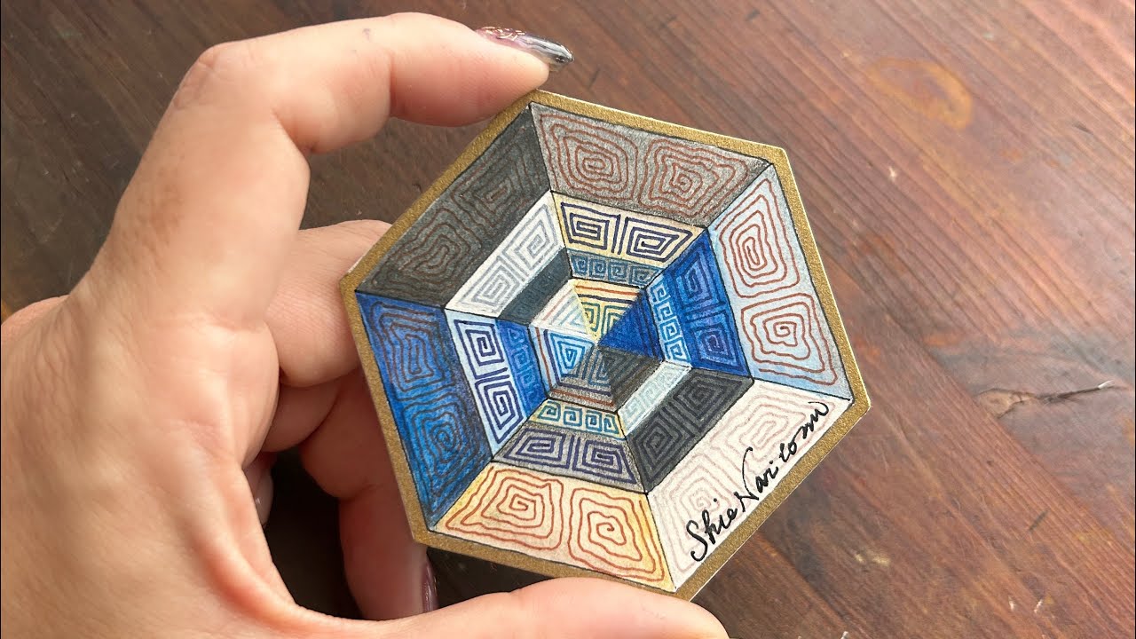 Inktober Tangles 2024 Day1 / インクトーバータングルス2024 / ゼンタングル / Zentangle