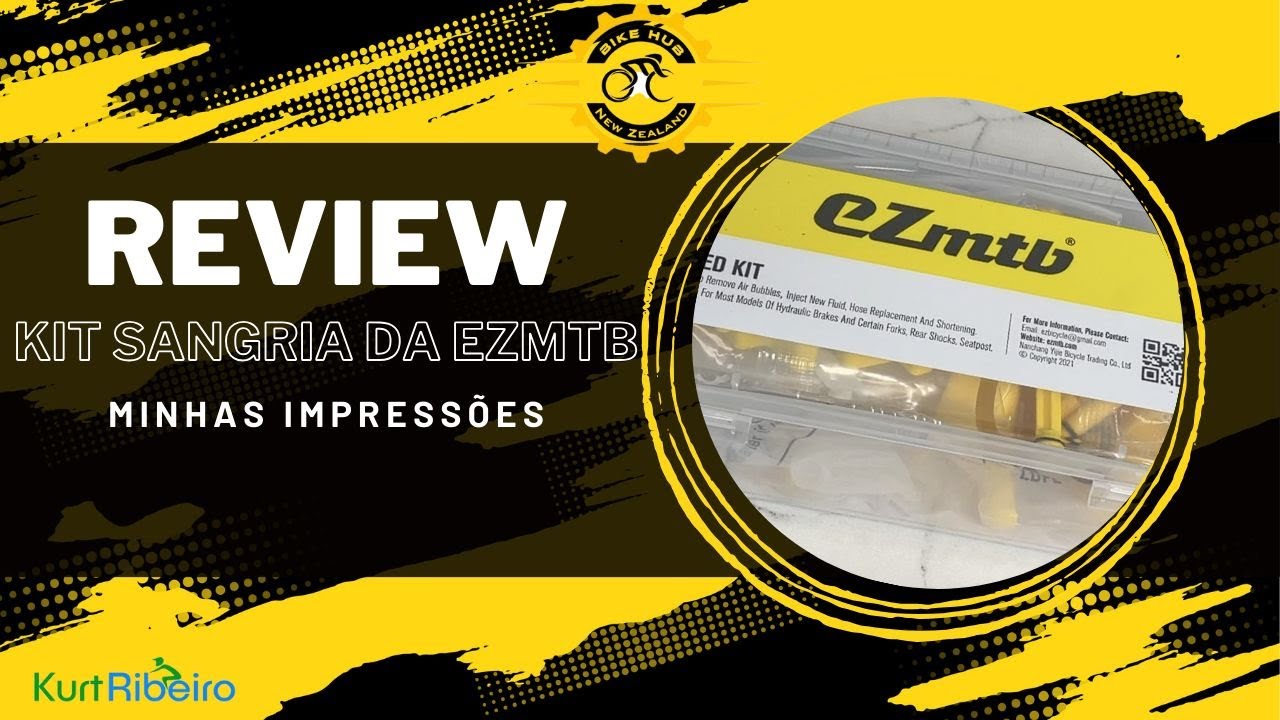 Impressões e Comparações do kit de sangria freio da eZmtb