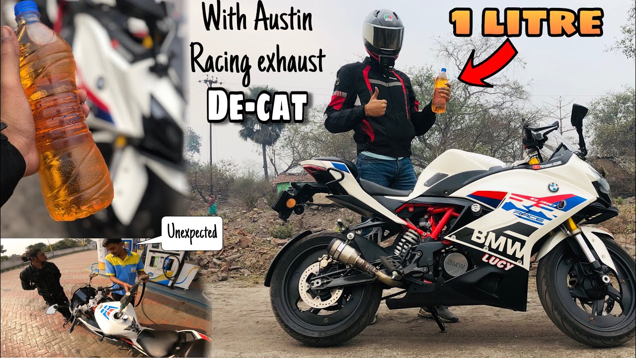 WHAT MILEAGE DOES BMW G310RR GIVES? MILEAGE TEST WITH FULL SYSTEM EXHAUST