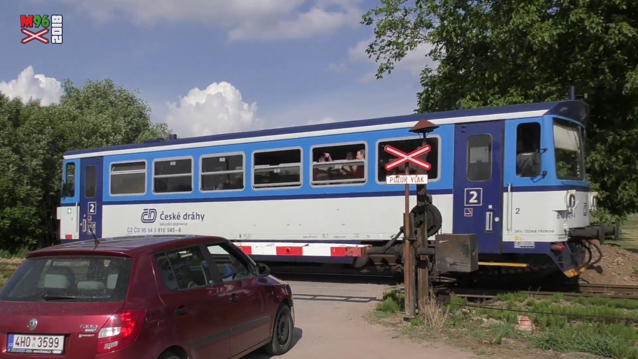 Železniční přejezd Nový Bydžov #1 [P4445] - 3.6.2018 / Czech railroad crossing