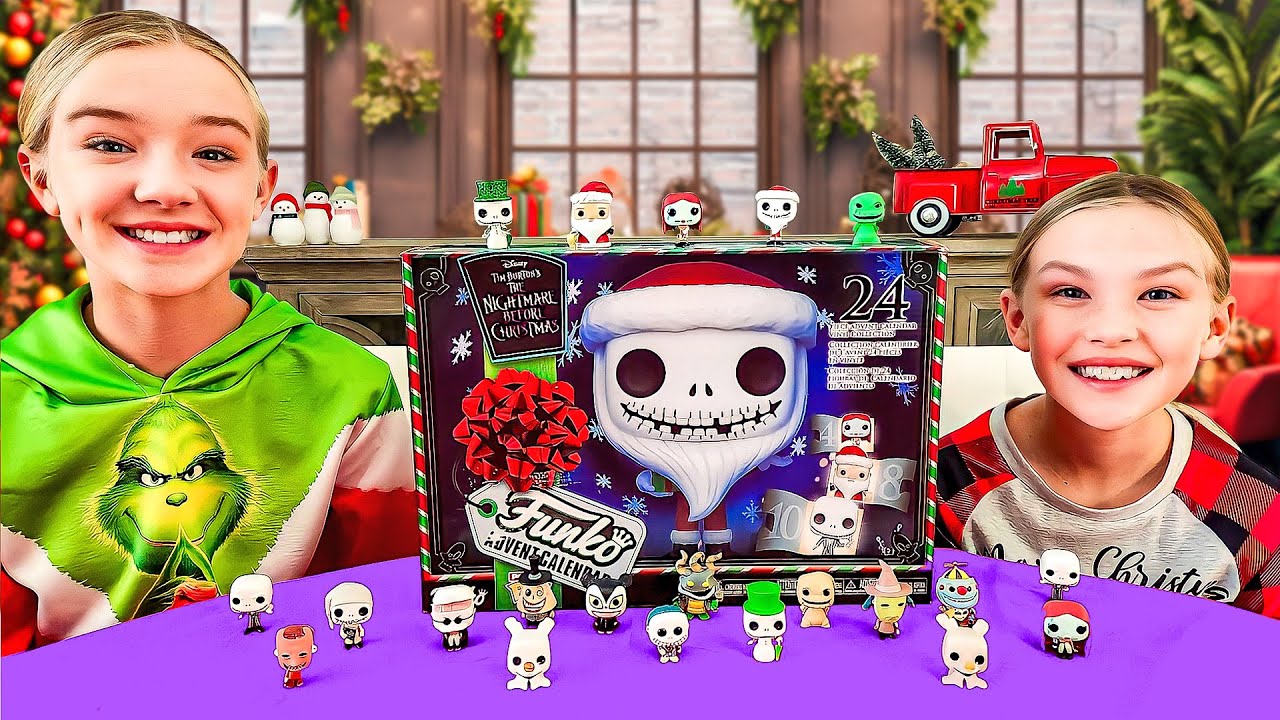 Opening All 24 Days of Nightmare Before Christmas Countdown Calendar!!