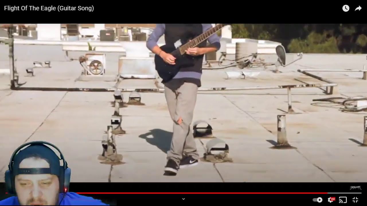 HE PLAYS GUITAR  TOO- EZ MIL /  SLASH MOUTH Flight Of The Eagle (Guitar Song) REACTION